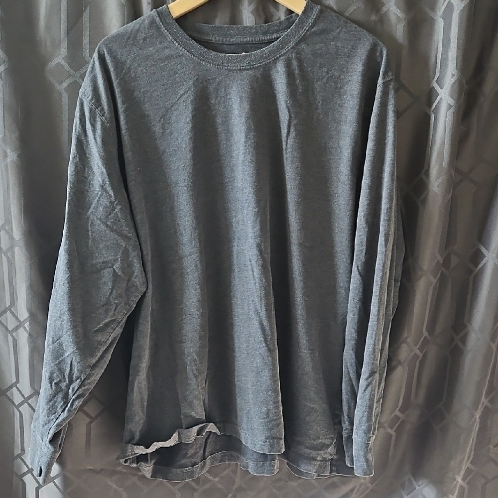 Eddie Bauer Charcoal Long Sleeve Tee Size 3XL